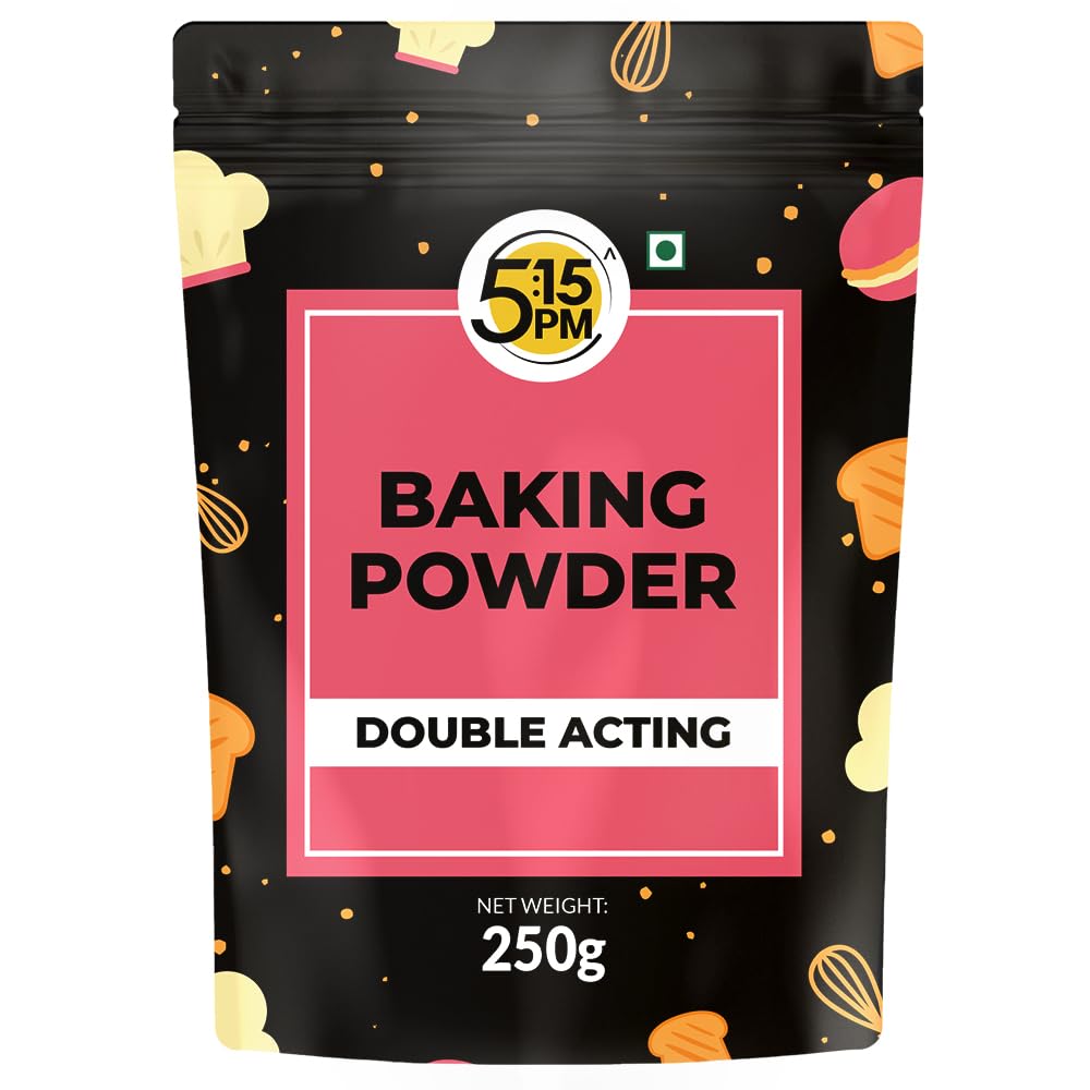 5:15PM Baking Powder 250g | Double Acting Powder | All Purpose Leaving Agent | Baking Powder for Cake Making & Breads, Muffins, Pizza - Image 8 thumbnail