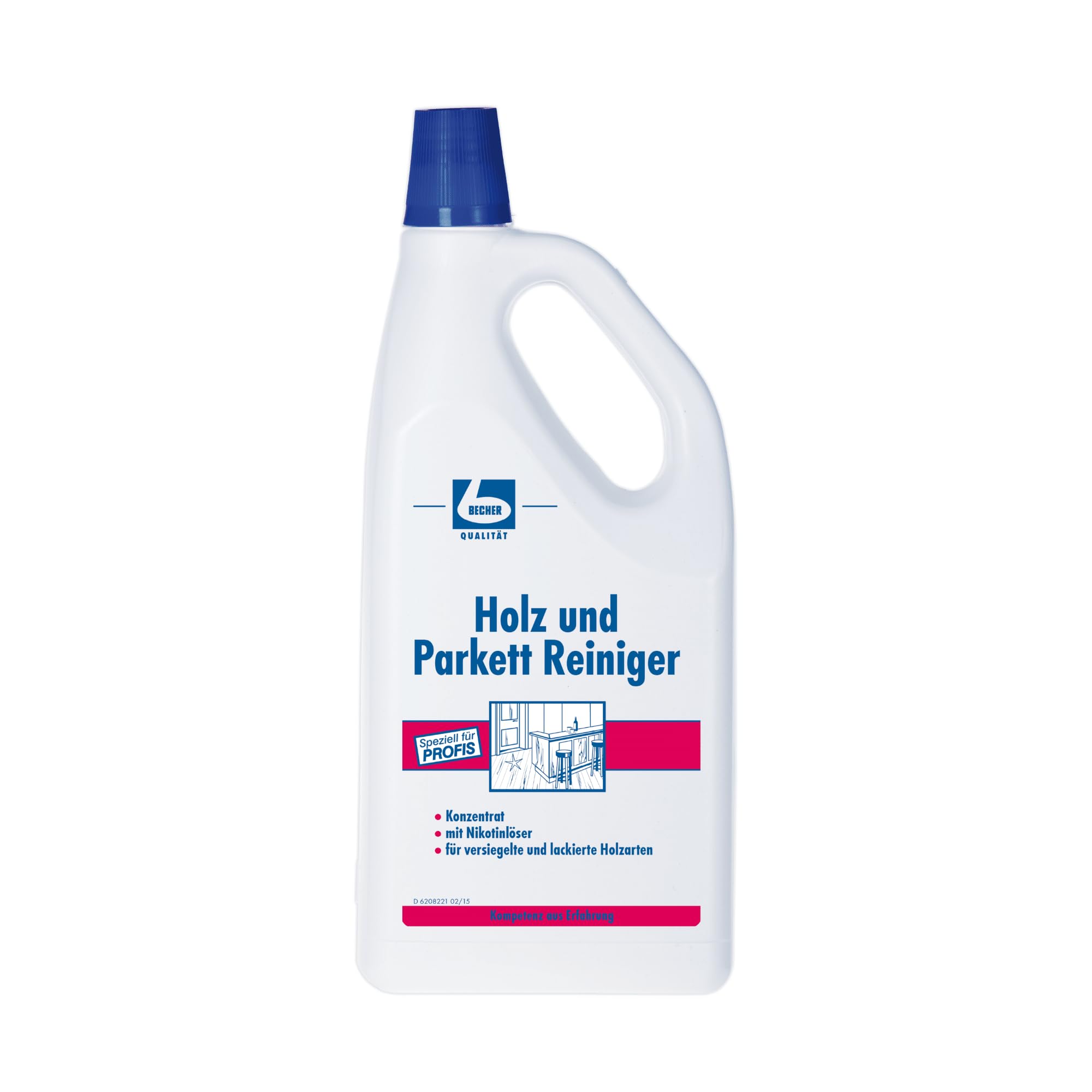 Dr. Becher Detergente per legno e parquet, 2 litri, flacone (2000 ml)
