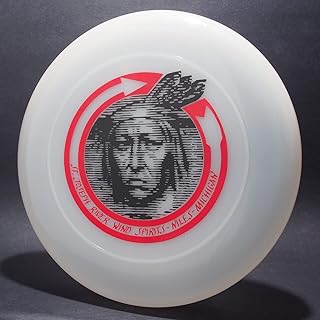 Discraft Sky-Styler St. Joseph River Wind Spirits Niles Michigan Clear w/Black and Red Matte-NT
