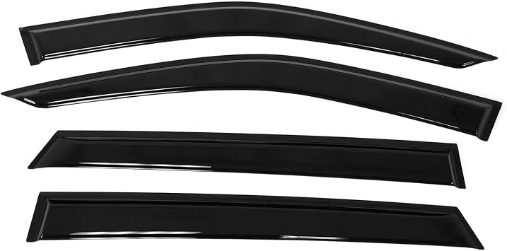Fit 2021-2026 Kia Sorento 4DR Tape On Slim Style Window Visors External