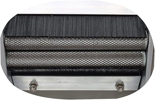 Miniatura 6 de HayWHNKN Rodillo ajustable eléctrico 220V del acero inoxidable de la peladora del guisante de la máquina de la cáscara del guisante