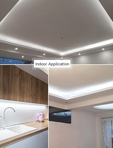 Miniatura 8 de AIMENGTE Tira de luces LED para exteriores, impermeable, 110 V, 1200 LED, 6500 K, cuerda de luces LED para jardín, patio, decoración interior y