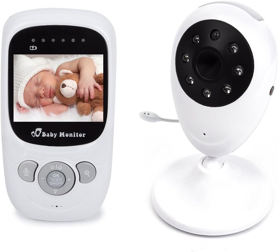Yoolove Baby Monitor 2.4” TFT LCD Wireless Digital Video with Night Vision & Temperature Monitoring Two-way Talk (No WIFI)