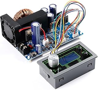 EC Buying CNC Buck Adjustable Power Supply Module, Adjustable Buck Converter 50V 20A 1000W Voltage and Ammeter DC Voltage Regulator, LCD Display/DC Converter/DC CNC Power Supply/DC Converter