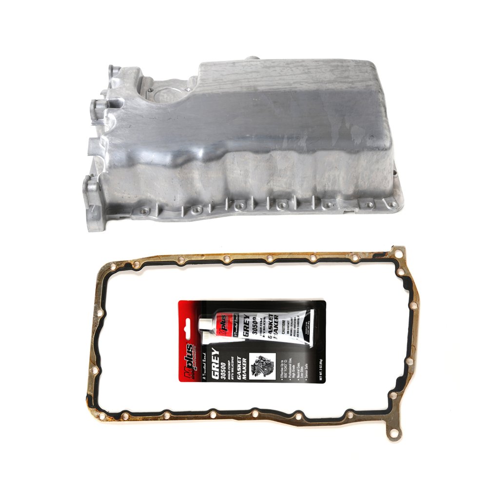 MOCA Oil Pan with Gasket Silicone 2006-1998 for Volkswagen Jetta Beetle Golf 2.0L 1.9L L4 SOHC AEG BGD ALH Engine Code