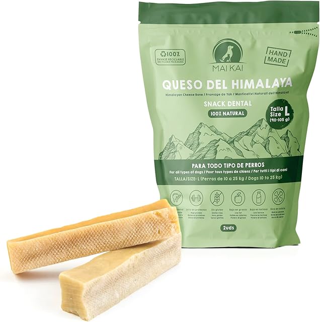 Maikai Himalayan dog chews - Long lasting treats - Dental care - Cheese bone packs - Birthday Present - Yak chews recipe - White chews