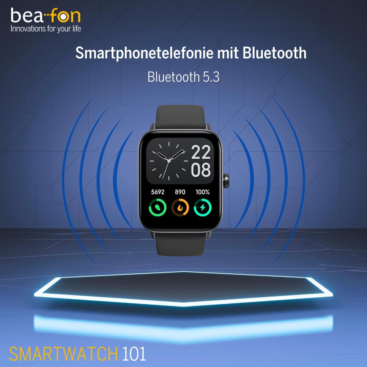 BEA·FON SMARTWATCH 101 front view