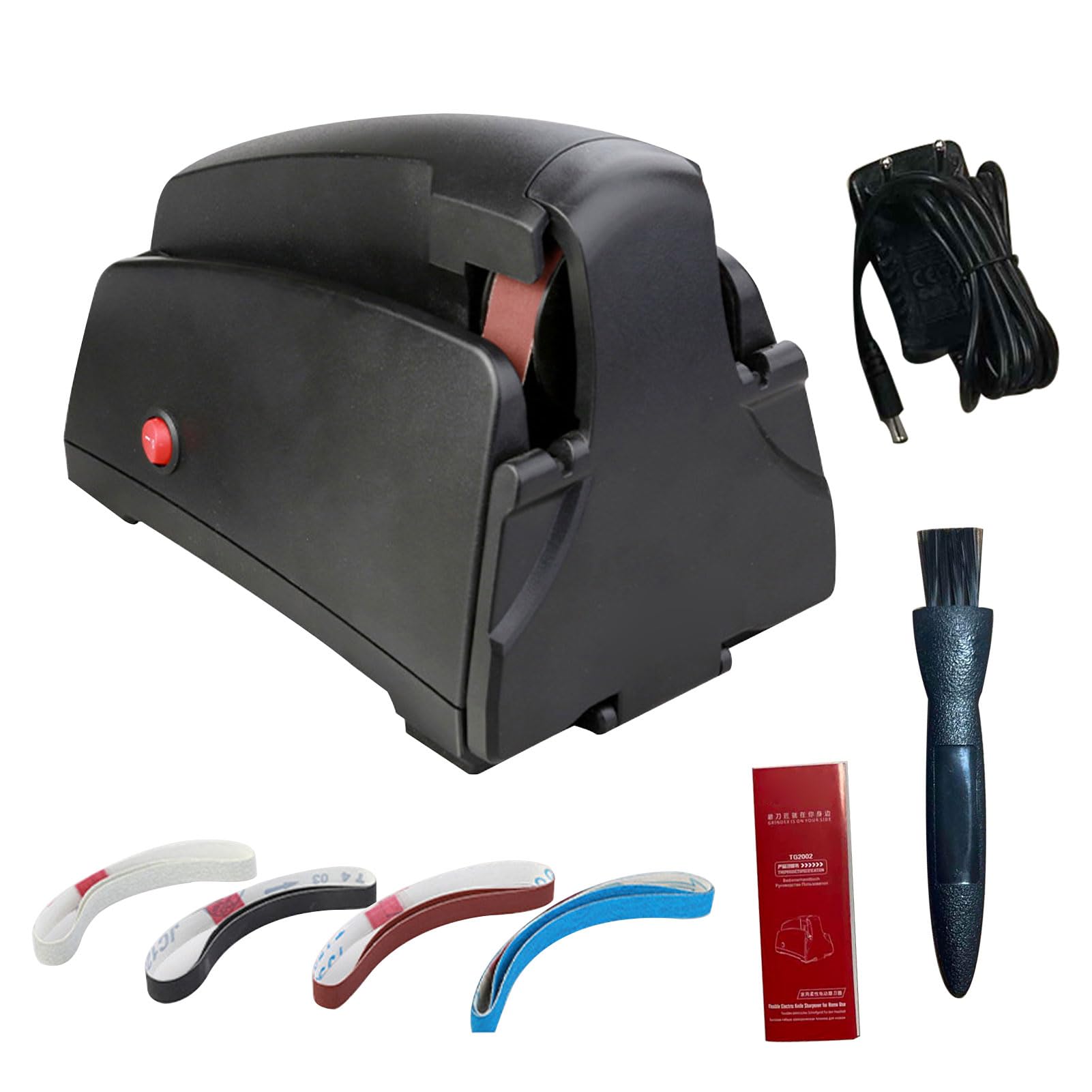 Kavolet Afilador de Cuchillos Eléctrico Profesional, Rápido, 3 Modos Preprogramados, Amplia Compatibilidad, Herramienta de Cocina para Todos los Estilos y Marcas con Base Estable y Antideslizante