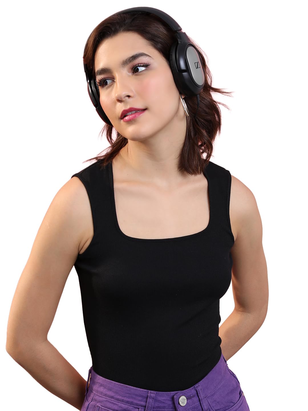 tokyo talkies Women's Solid Regular Fit Tops-picture-46