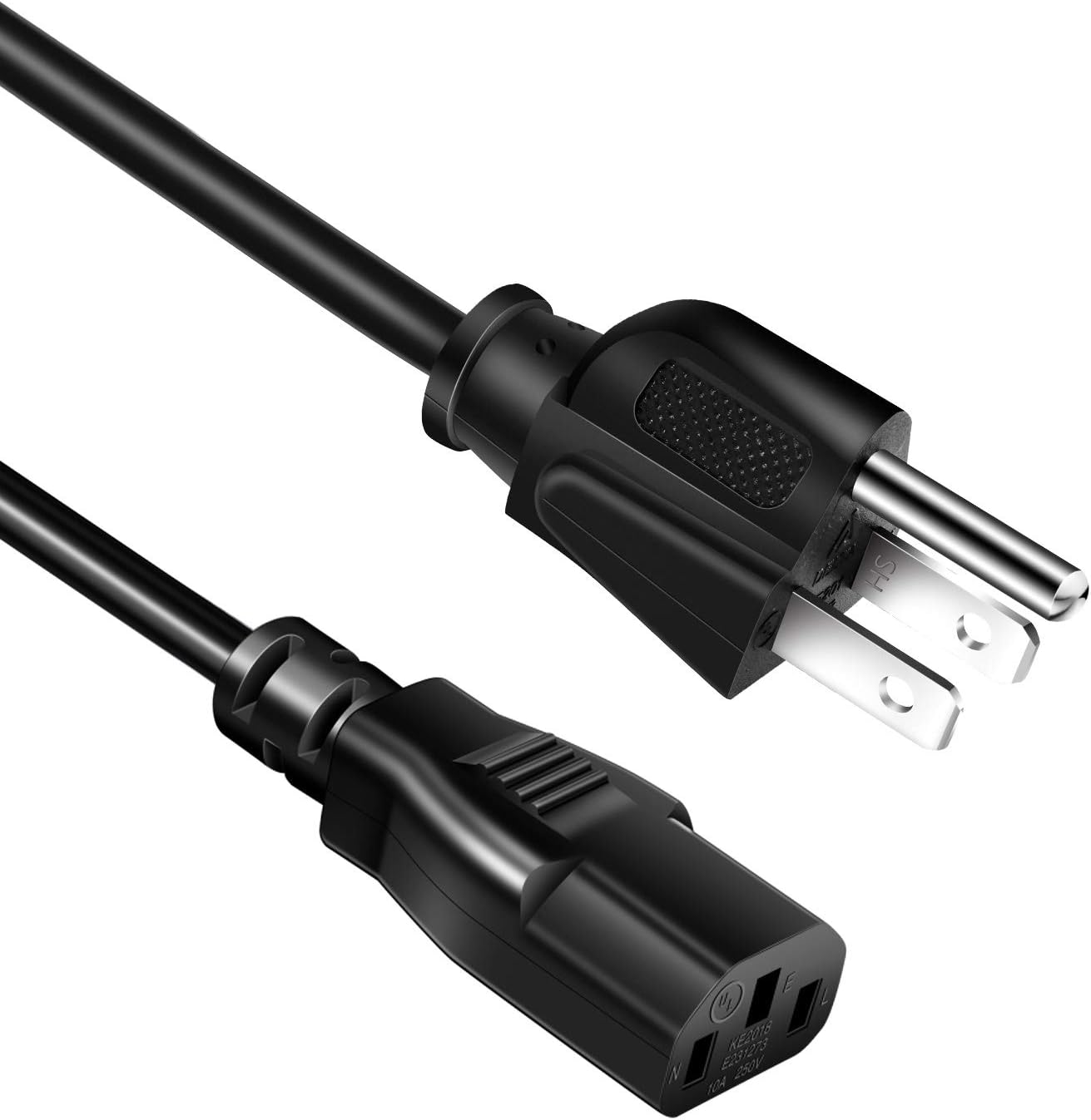 XINYUWIN Universal AC Power Cord 3 Prong 6FT Compatible