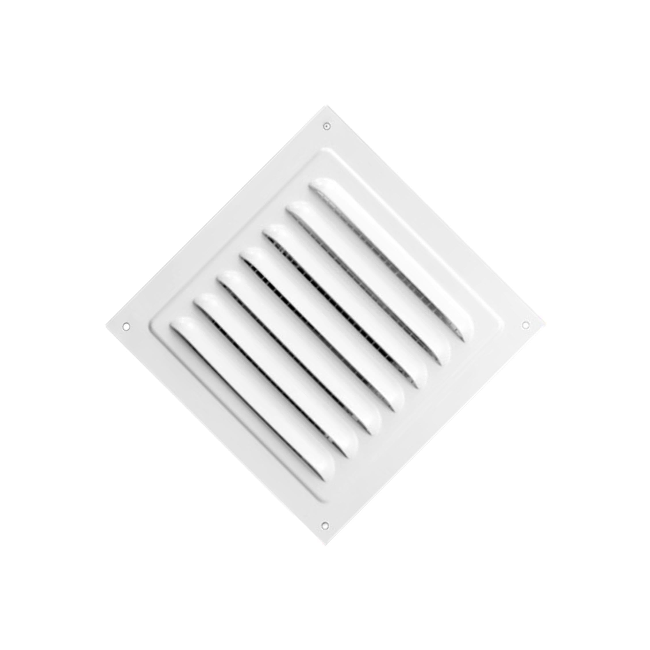 Twisaxc White Modern Square Air Vent Cover Easy To Install Adding Chic Style To Home Office Bathroom Spaces While Aiding Air Vent Louver Ventilation Cover Ceiling, 15Cm