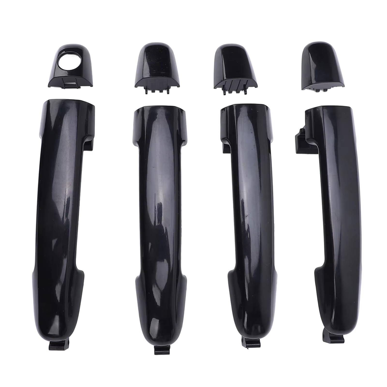 Außentürgriff Auto Kompatibel Mit Sonata Für NF 2006–2010 Auto-Außentürgriff-Set Schwarz Direkter Ersatz Den Außentürgriff 82652-3K000