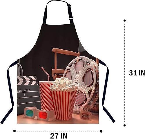 Miniatura 2 de Delantal para Mujeres Hombres 004, Tema de película retro