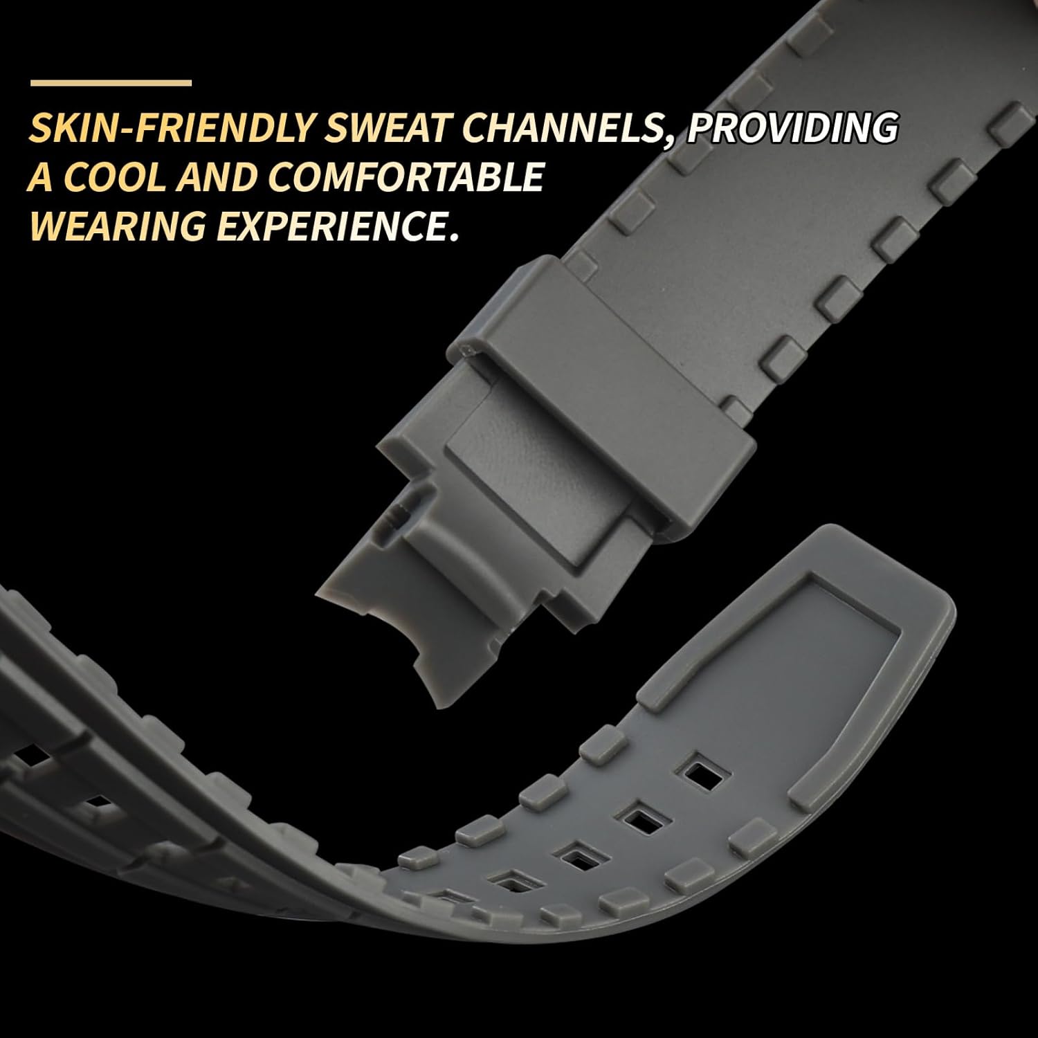 Soft Silicone Replacement Strap for Casio EFX-500P/EFX-700 Men's Strap Watch Accessories