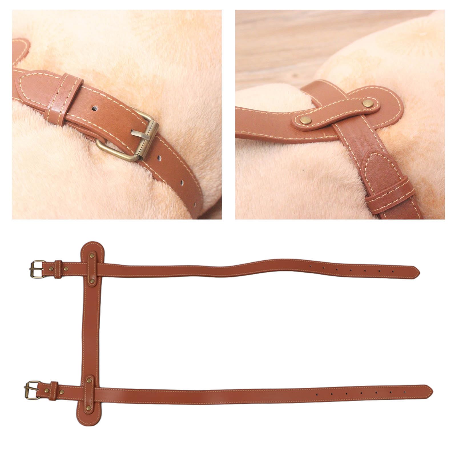 Cinghia In Pelle Per Coperta Da Picnic - Portatile E Pratica
