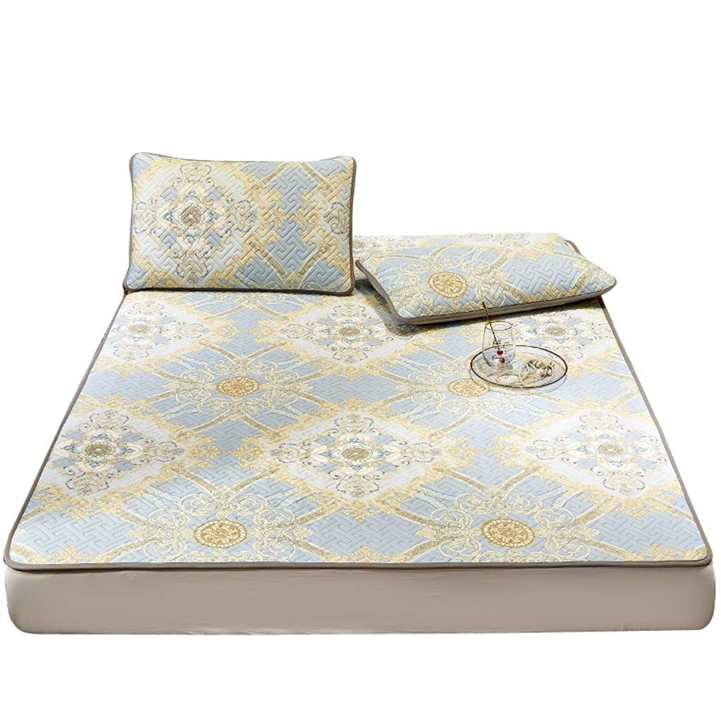 Matelas de soie glacée 1.2m RJJ avec surmatelas latex lavable pour lit enfant et bébé