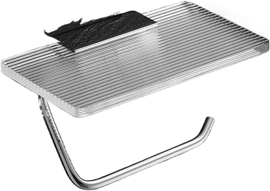 Toilet Paper Holder Wall Mounted Bathroom Accessories Wooden Rolling Towel Rack