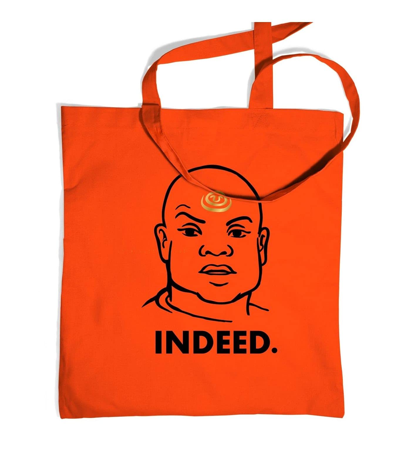 Indeed Tealc Tote Bag - Orange One Size Tote Bag