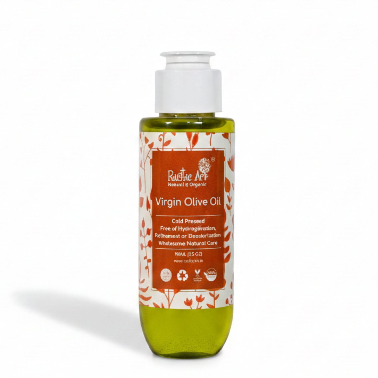 Rustic Art Virgin Olive Oil | Organic & Coldpressed | For Skin & Hair | For Babies, Women & Men | 100ml-image-28