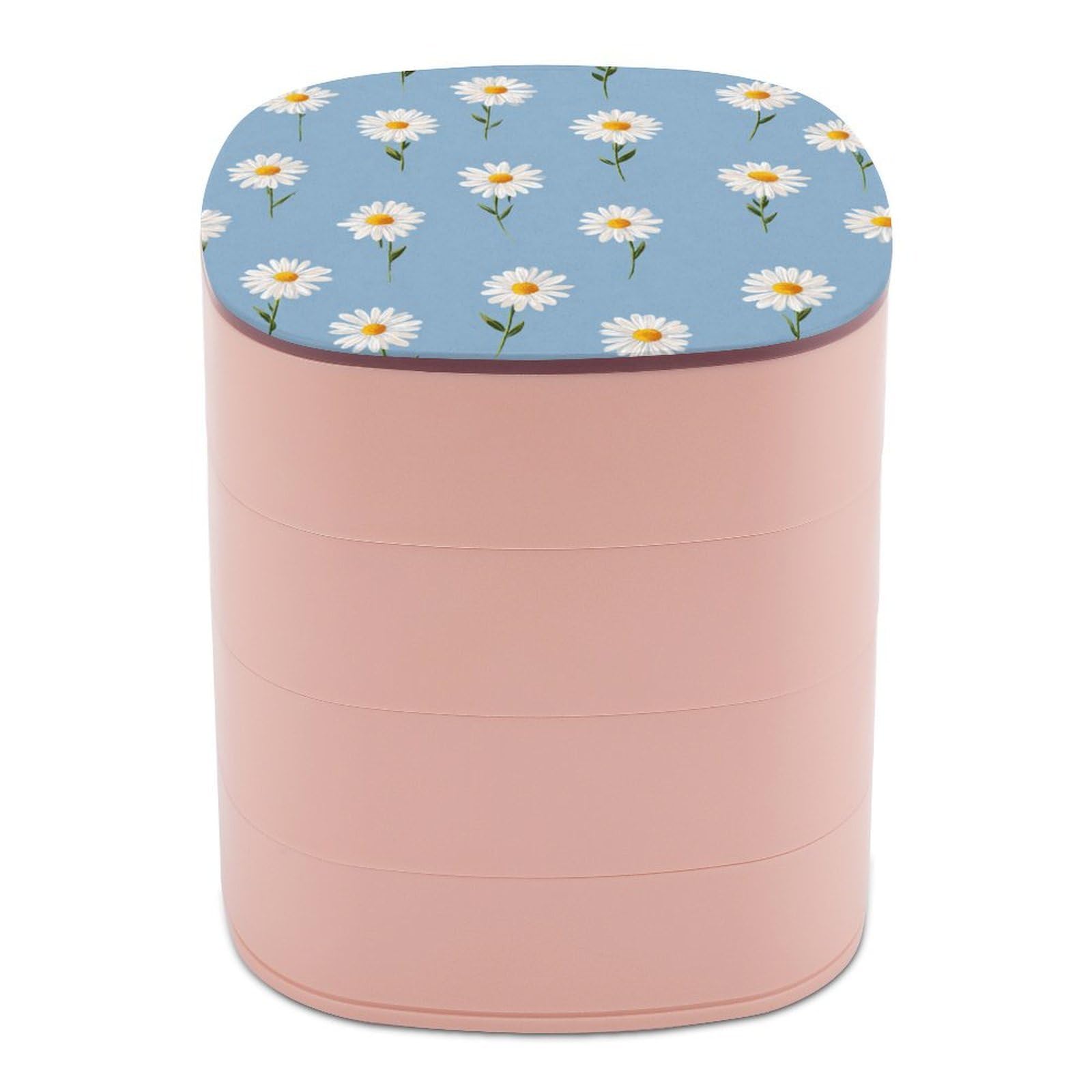 Boîte à bijoux rotative marguerite le cadeau idéal pour femme
