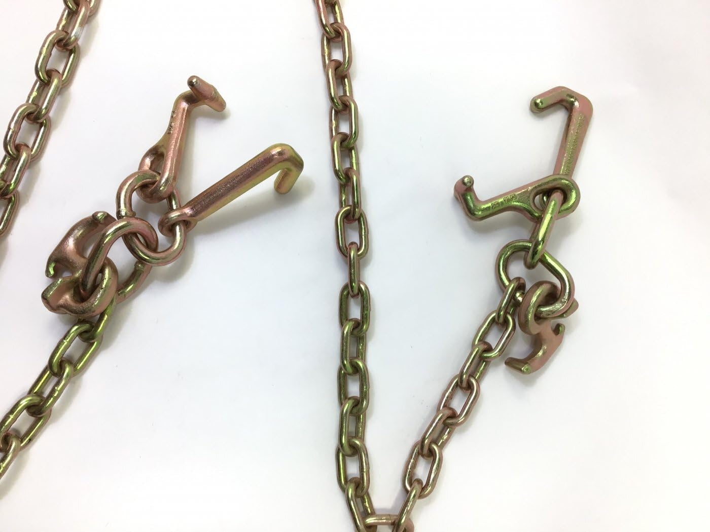 5/16" x 36" V-Chain Bridle with RT and Mini-J Cluster and Grab Hooks 4700 lbs WLL (1)