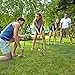 Franklin Sports Croquet Sets - Includes Croquet Wood Mallets, All Weather Balls, Wood Stakes and Metal Wickets - Carry Case Included - Family