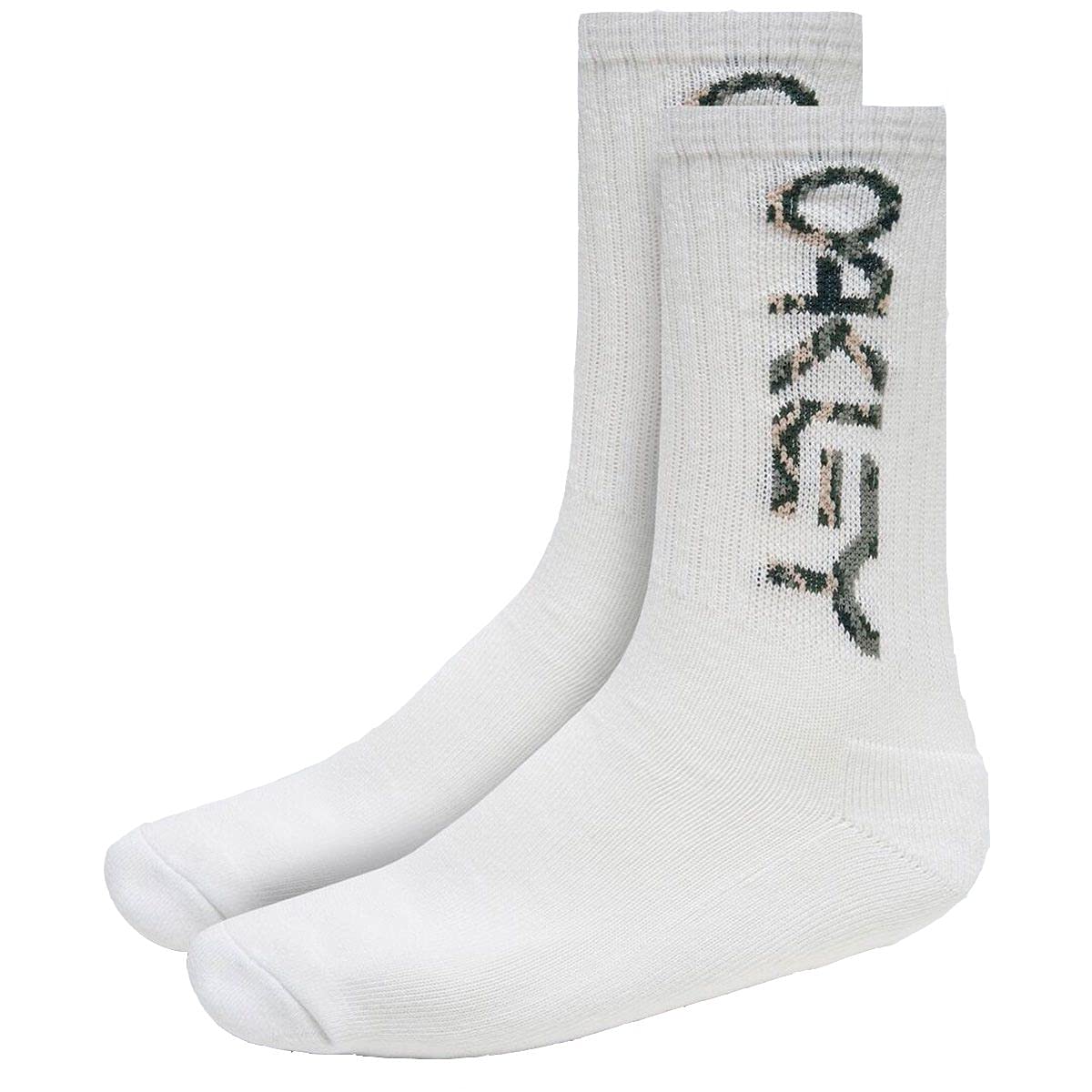 Oakley mens 2.0 (3 Pcs) B1B SOCKS 2 0 3 PCS, White, Large US