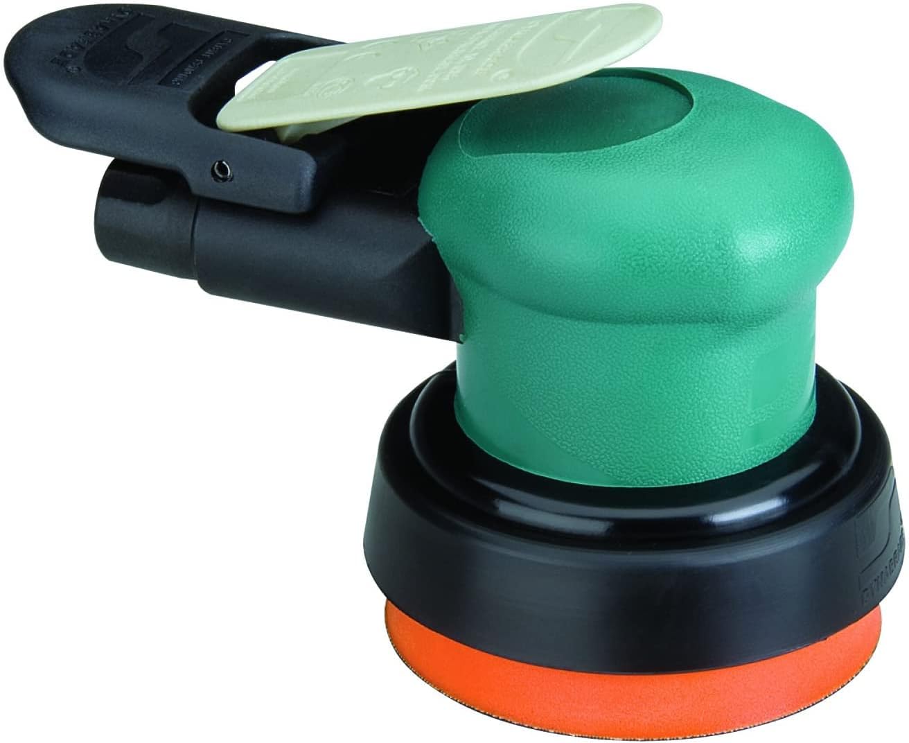 Dynabrade (59015) Dynorbital-Spirit 3.5" (89 mm) Diameter Random Orbital Sander, Non-Vacuum | Proportionate 3/16" (5 mm) Diameter Orbit | 12000 RPM Pneumatic Motor