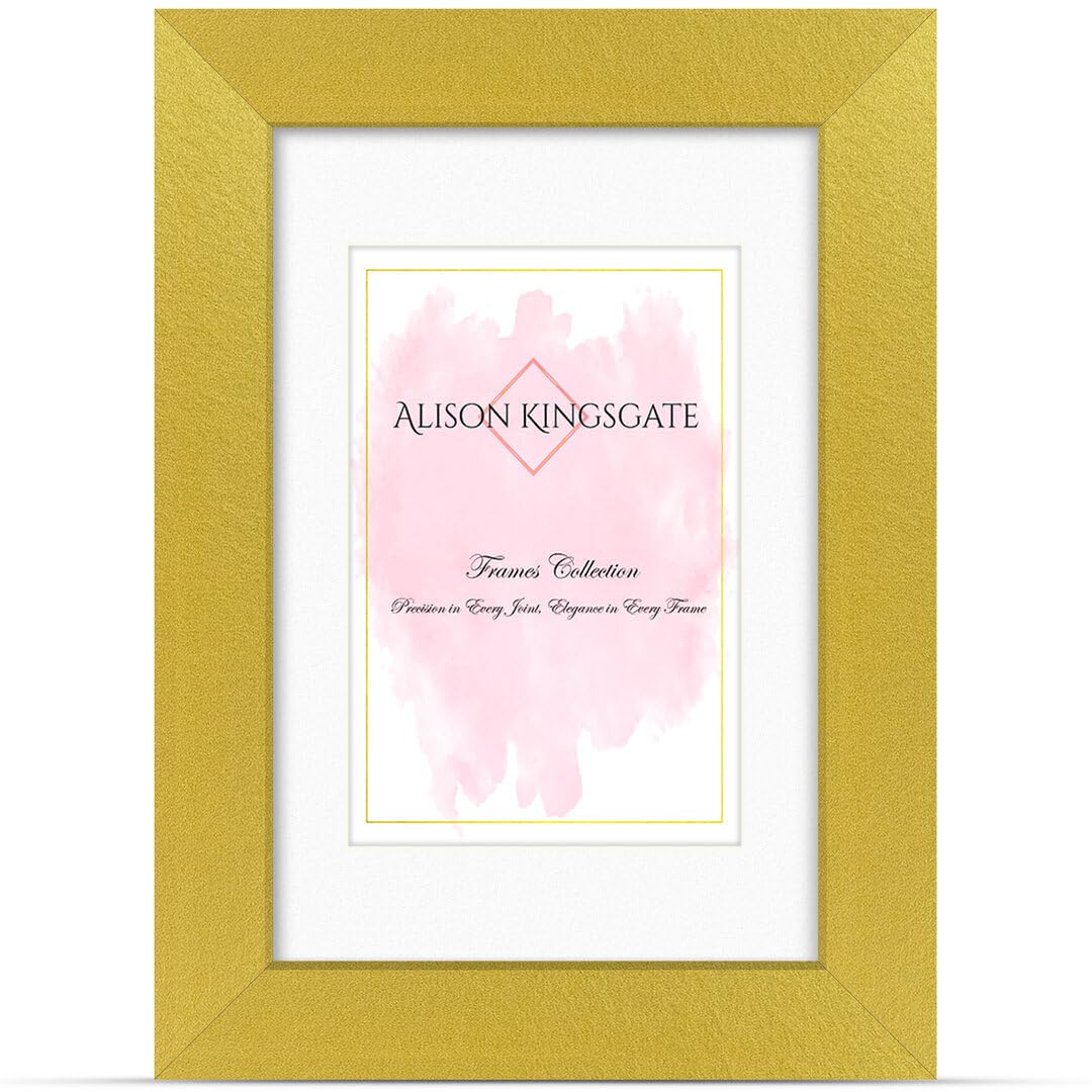 Alison Kingsgate 12X10 GOLD Picture Frame with Mount for 10x8 Photos