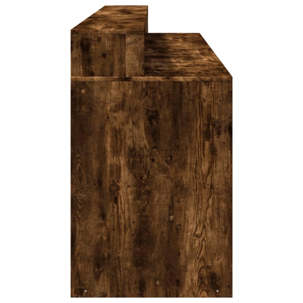 Homgoday Scrivania a LED per computer, ufficio, ufficio, ufficio, soggiorno, studio, incenso, 200 x 55 x 91 cm, materiale in legno