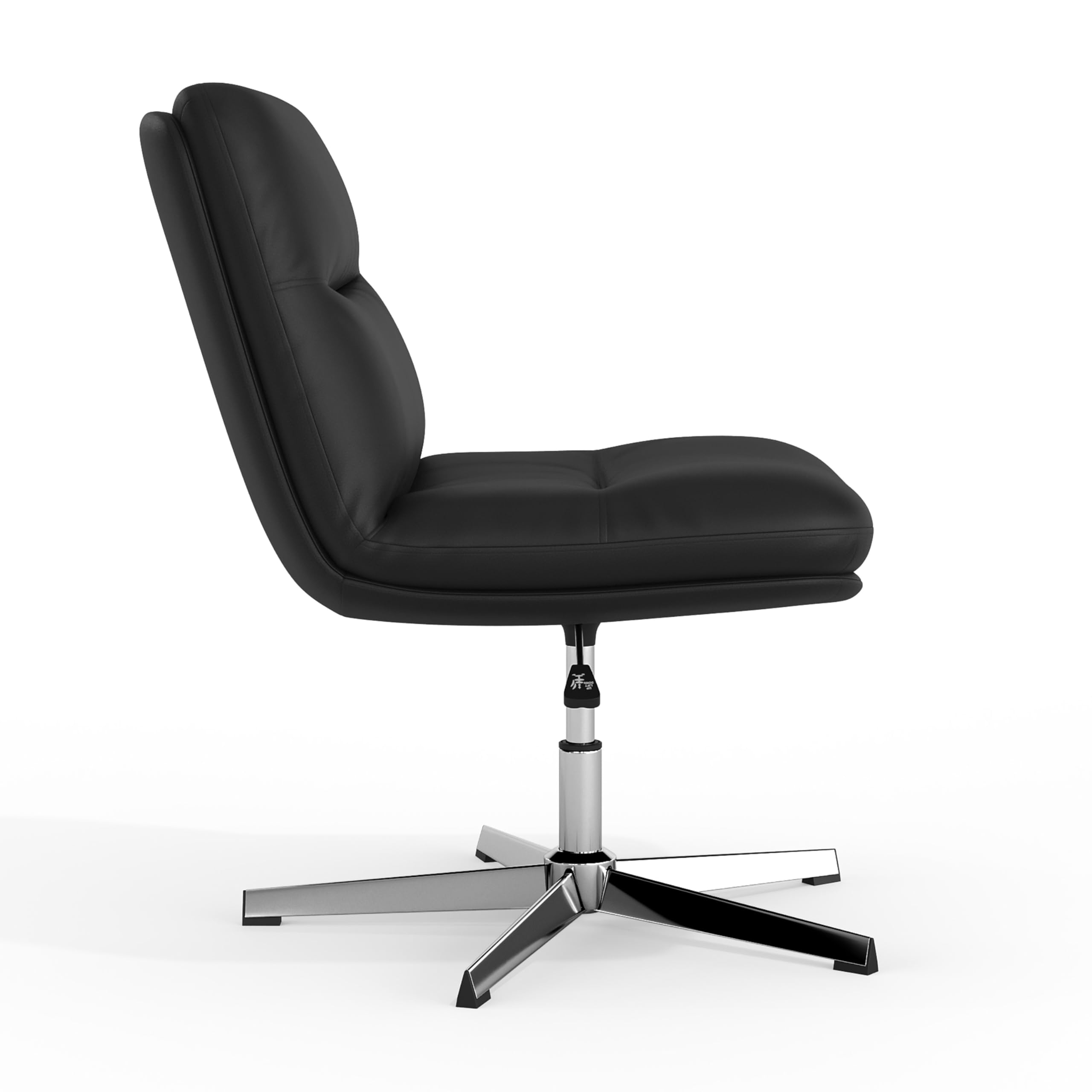 Amazon.com: EMMA + OLIVER Mid-Back Armless Black Fabric Ergonomic