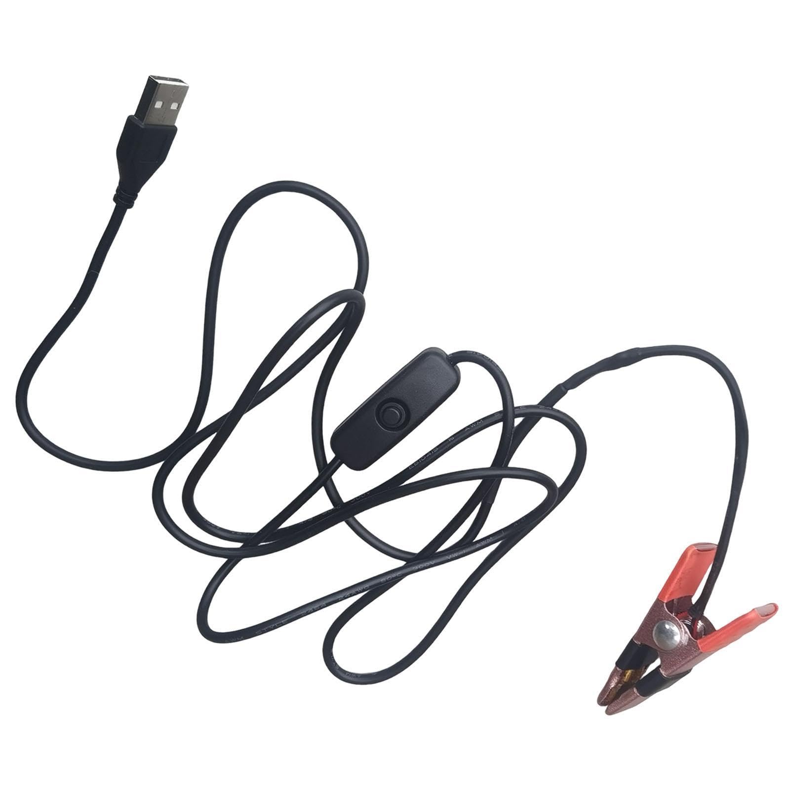 harayaa Piano Pinza Calefactora para Mantenimiento Y Reparación Precisa Herramienta USB Compacta Función de Calentamiento Rápido Material Pp Y Acero Inoxidabl, El Plastico