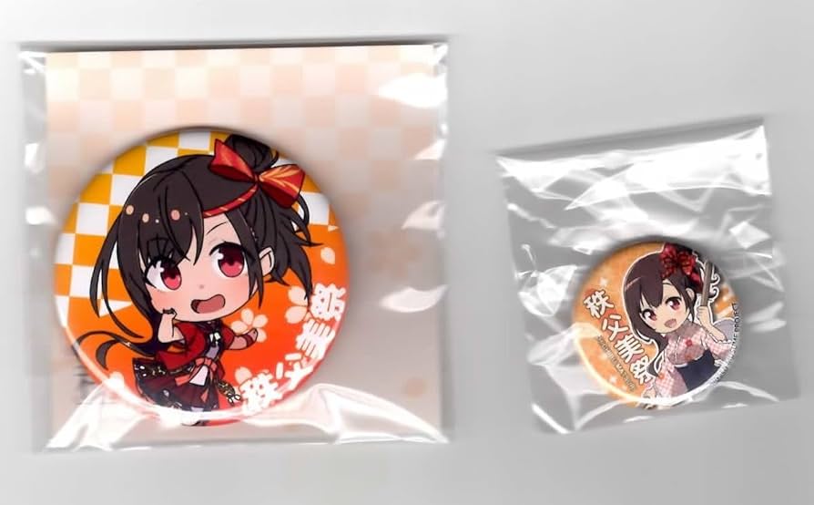 Amazon.co.jp: A 温泉むすめ 埼玉 秩父美祭 ちちぶ まつり 缶バッジ