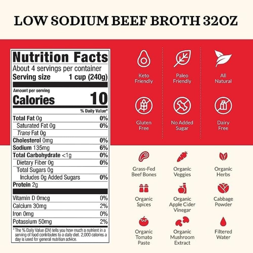 Kettle And Fire Broth Beef Cookng Ls 32 OZ