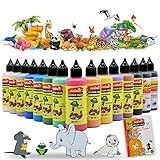 15x Farben je 80ml + 16 Malvorlagen