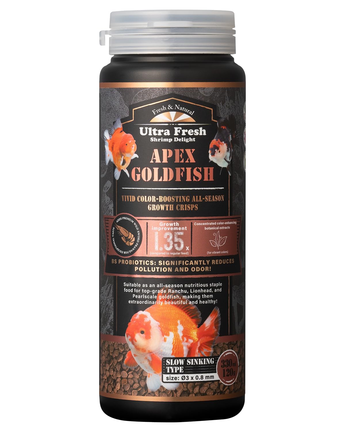 Ultra Fresh Apex Goldfish Color Boosting Crisps