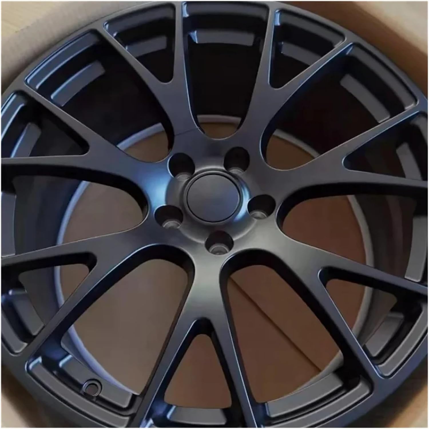 20 インチ乗用車ホイール 5*115 【ラフマットブラック】 と互換性ありダッジ車のホイールと互換性あり(FOUR WHEEL_19IN.