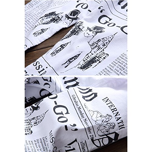 Sasairy Uomo Pantaloni in Cotone Stile Retrò