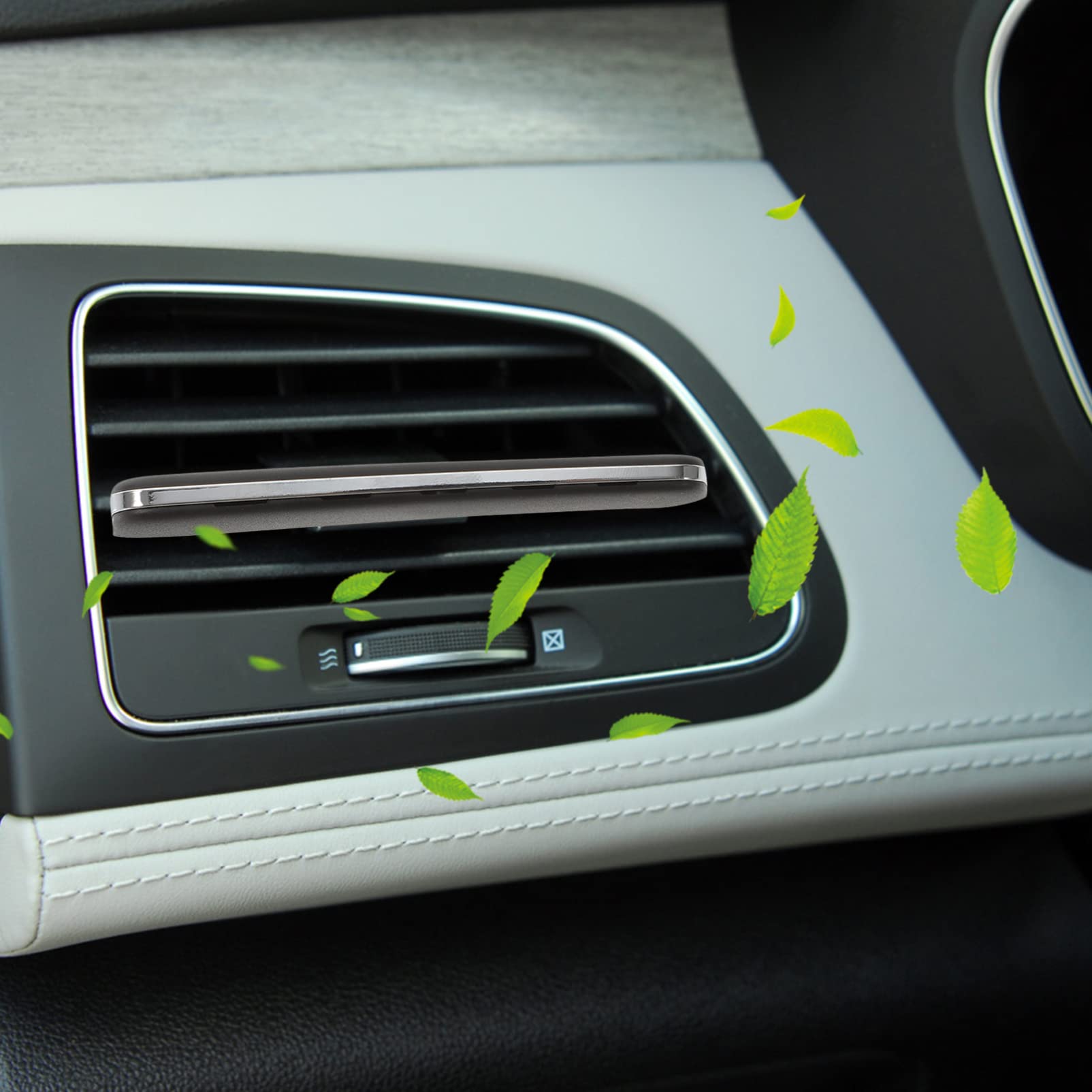 Diffusore di Fragranze per Auto in Ceramica Magnete Argento