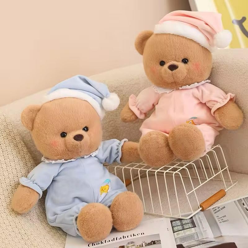 Buy Daisy & Bubbles Sleeping Dress Teddy Bear - Beige, 40 CM