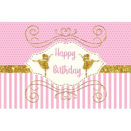 Yongfoto 1 5x1m Toile De Fond Danseuse Avec Des Paillettes Dorees Nappe Table Filles Joyeux Anniversaire Fond Studio Banniere Photo Anniversaire Party Video Enfant Photobooth Accessoires Photographie Amazon Fr High Tech
