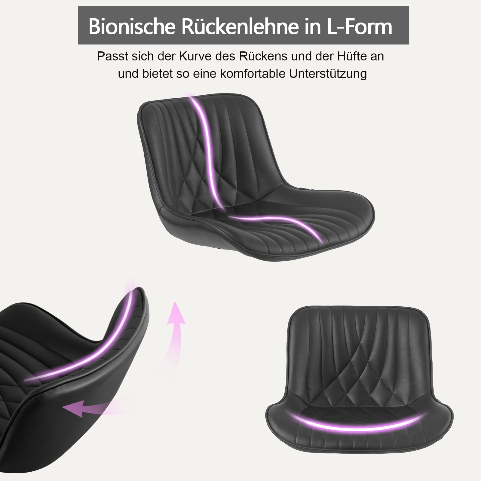 Hoge Barkrukken | Verstelbaar & Met Leuning | Ventura Design - Ventura Design