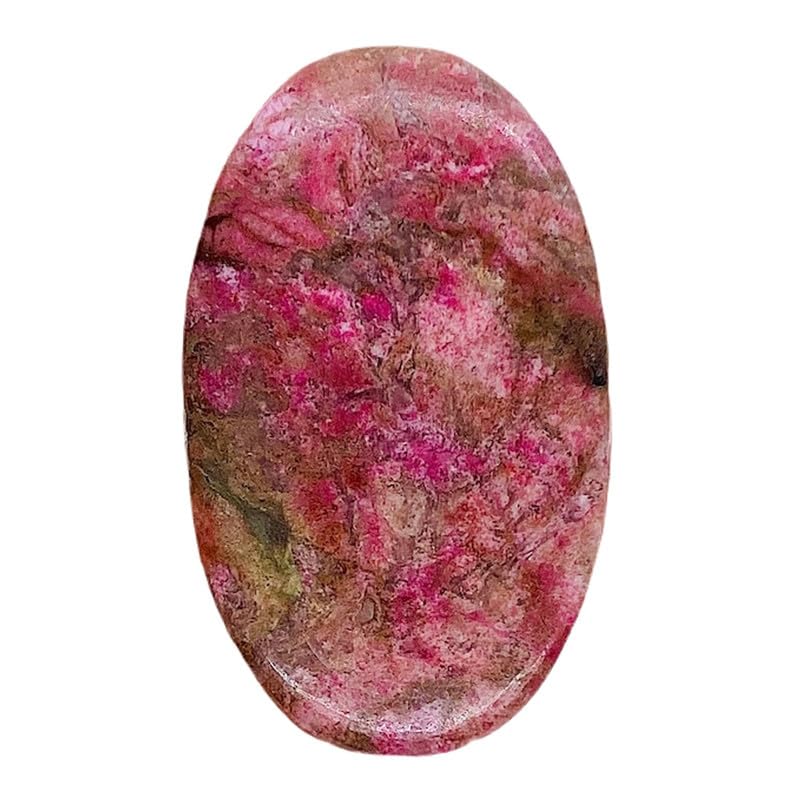 Calcite de cobalt naturelle 54x32mm cabochon ovale pour création de bijoux DIY