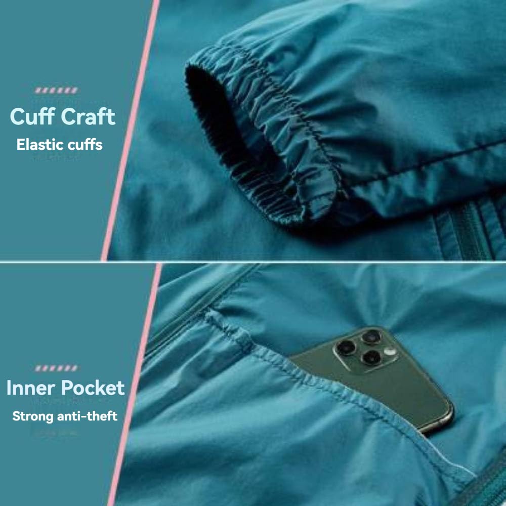 UPF50 - Camiseta de protección solar de seda de hielo para hombre, ligera, protección contra rayos UV, de secado rápido
