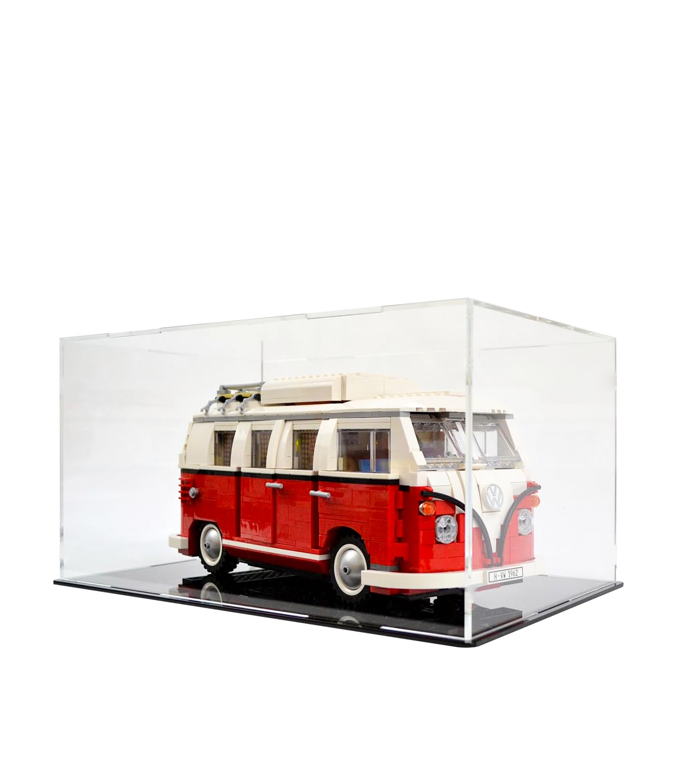 Icuanuty Acrylic Display Case for Lego 10220 VW T1 Campervan / 10279 Volkswagen T2 V29 Motorhome