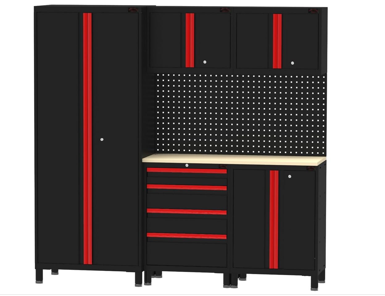 dirty pro toolsGarage Modular Storage Tool Chest Series System Workshop Tool Chest Workstation (Large Model)