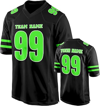 Custom Football Jersey Personalized Name Number Printed Customized Team Uniform Sports Fans Gifts for Men Women Youth