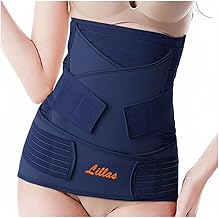 Lillas 3-in-1 Post-Pregnancy Support Belt for Abdomen, Waist & Pelvis Slimming belt For After Delivery C-Section Postpartum Stomach Wrap Abdominal belt (Blue)
