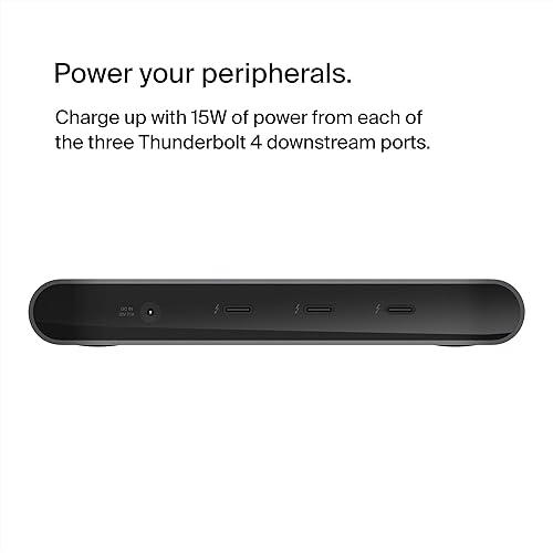 Miniatura 6 de Belkin Estación de acoplamiento Connect Thunderbolt 4, concentrador multipuerto USB-C 5 en 1 con entrega de energía de 96 W para Mac, Windows,