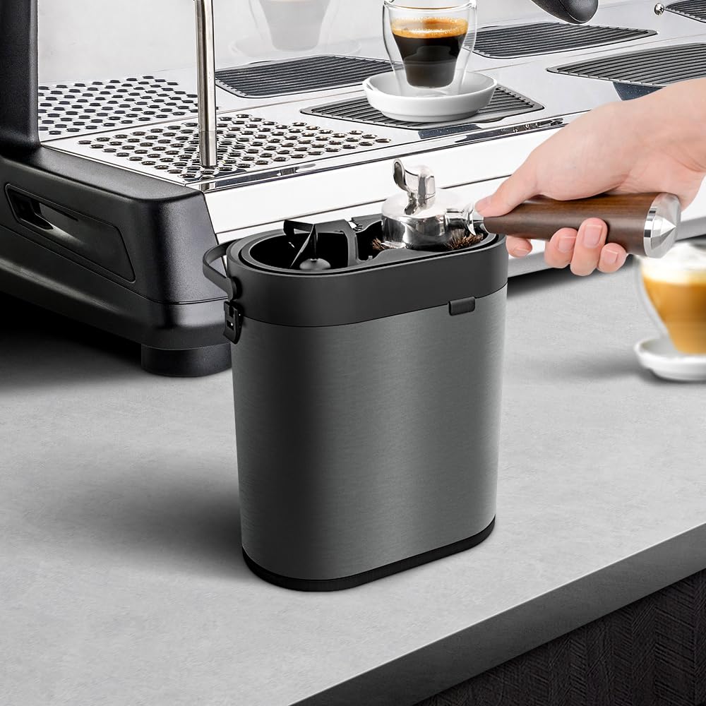 Automatic Coffee Porta Filter Cleaner with Brush Head,Portable Electric Cleaning Tool,Coffee Grounds Cleaner Machine for Espresso Machine